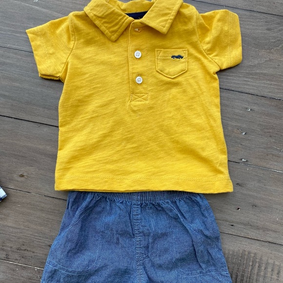 CARTER’S Baby Boy Shirt & Short *NEW* - Picture 3 of 7